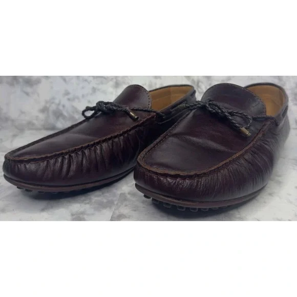 NEW Bobbies Paris Men's Lloyd Leather Loafer Sz 45‎ US 11.5 Golf Preppy